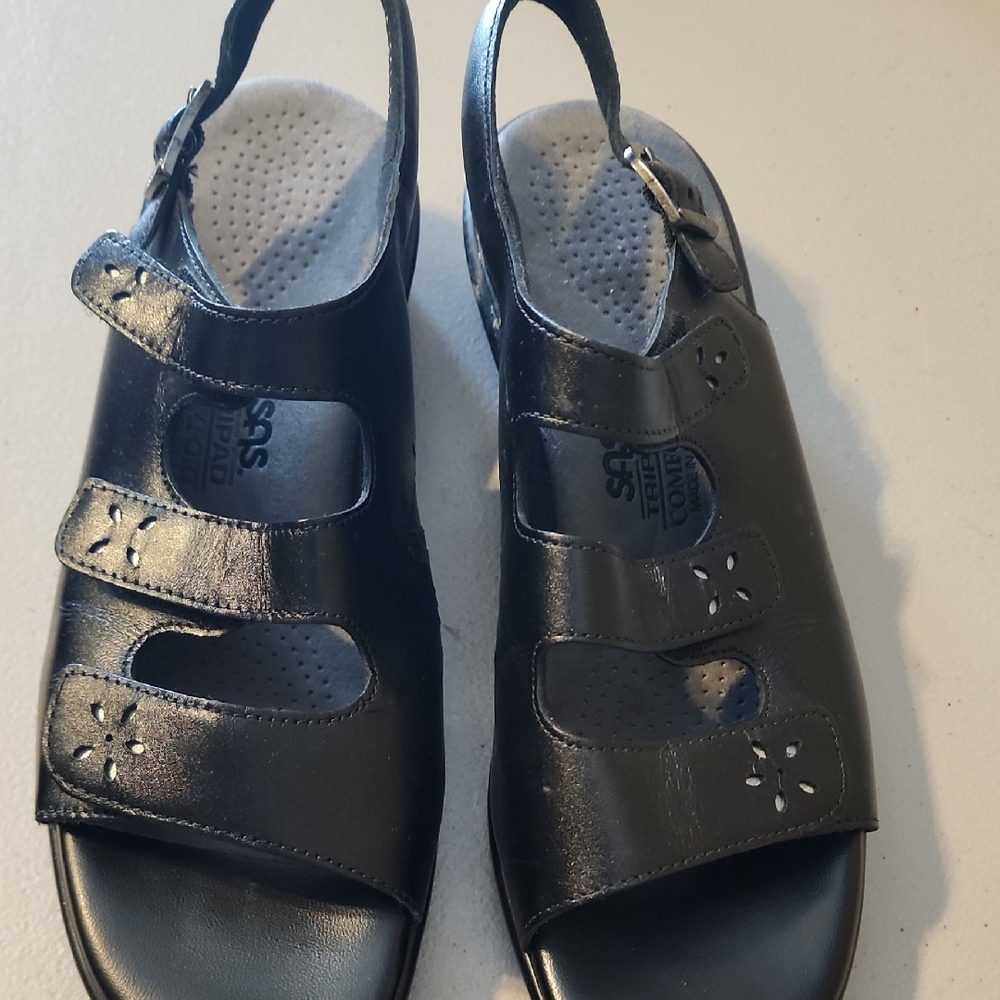 SAS Women's Black Sandals